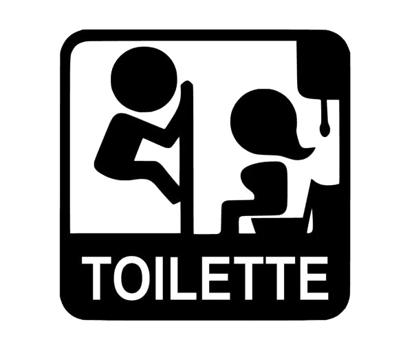 Toilette drüber schauen