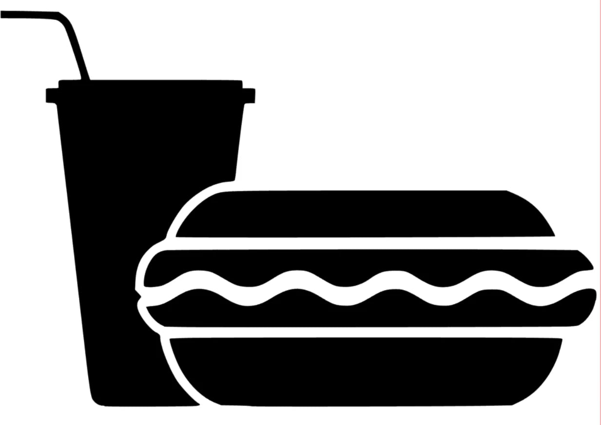 Getränk + Hotdog