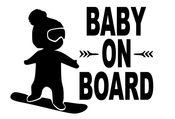 Baby on Board Snowboard