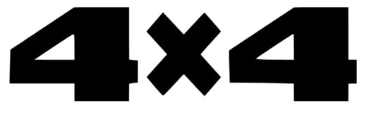 4x4 Blockschrift