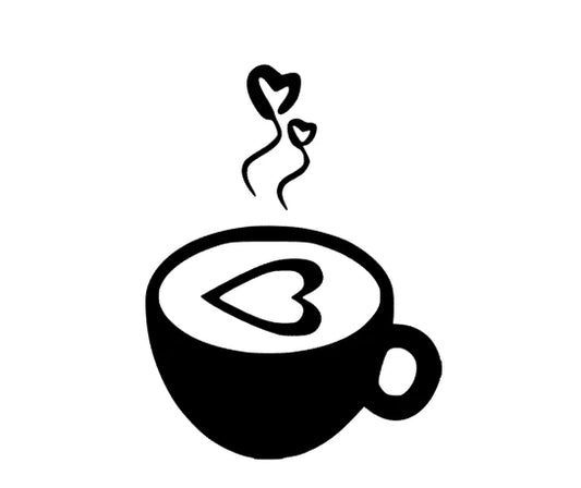 Kaffeetassen Herzen Design 2