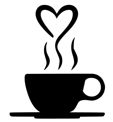 Kaffeetasse Dampf Herz