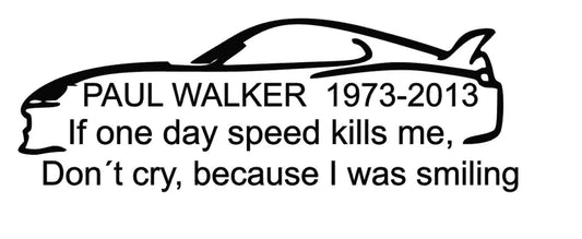 Paul Walker dont cry