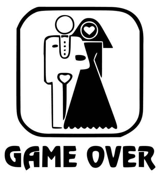 Hochzeit Game Over Design 6