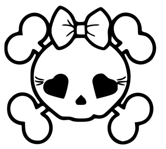 Totenkopf Mädchen
