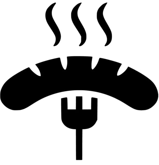 Grillen Gabel + Wurst Design 2