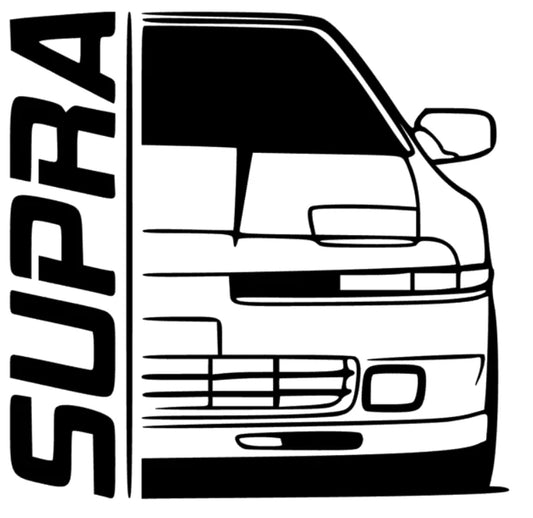 Toyota Supra alt + Schriftzug