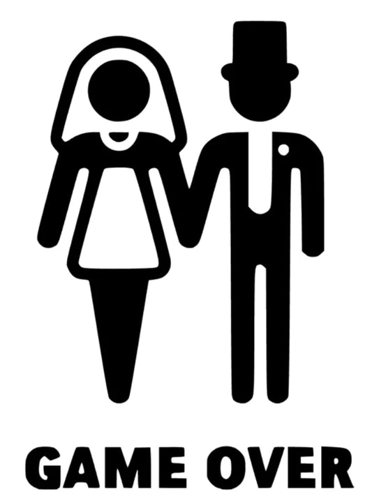 Hochzeit Game Over Design 10