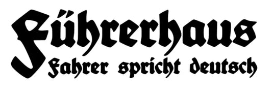 Führerhaus Fahrer spricht deutsch