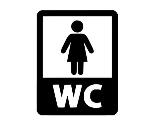 Toilette WC Frau