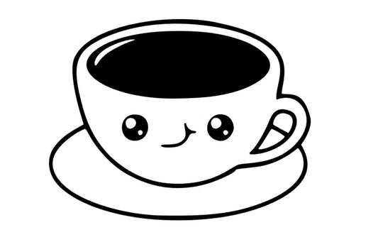 Kaffeetasse lächeln Design 2