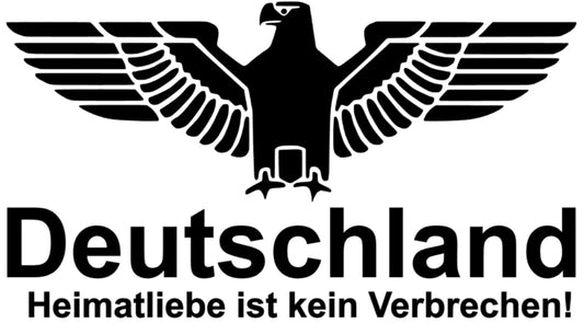 Deutschland Heimatliebe ist kein Verbrechen! Arial