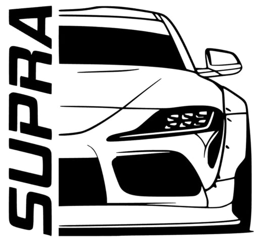 Toyota Supra + Schriftzug