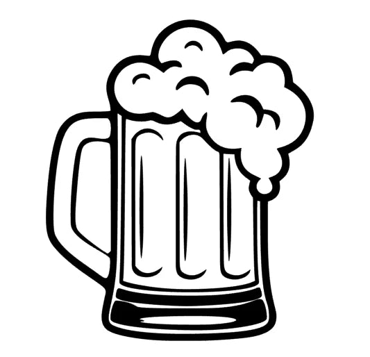 Bier Bierkrug Maß Design 3