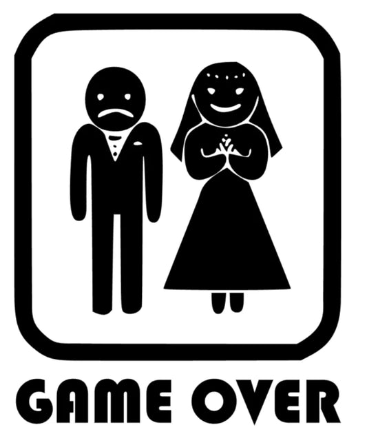 Hochzeit Game Over Design 5