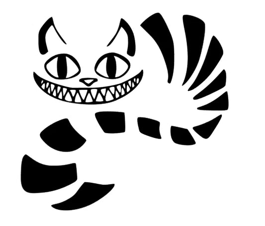 Grinsekatze Silhouette