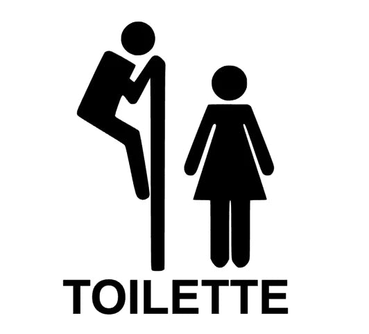 Toilette drüber schauen