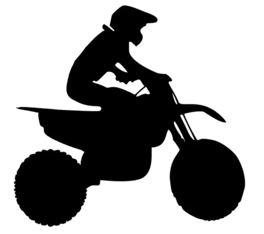 Motorrad Fahrer Silhouette
