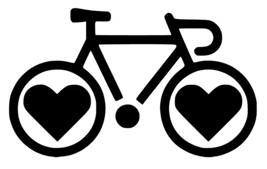 Fahrrad mit Herzen