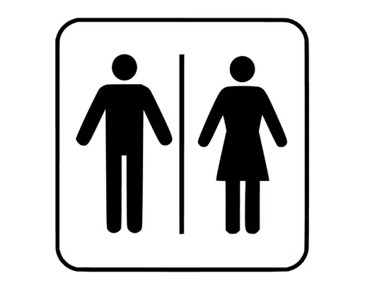 Toilette Mann & Frau