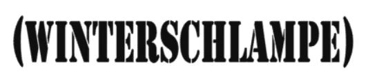 Winterschlampe