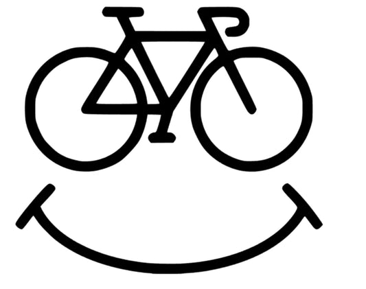 Fahrrad lächeln Smiley