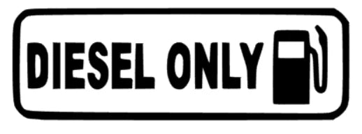 Diesel Only Zapfsäule