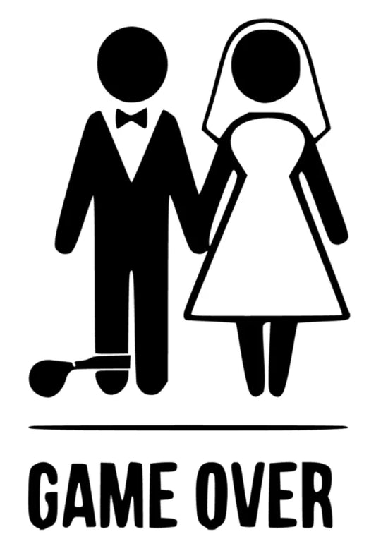 Hochzeit Game Over Design 11