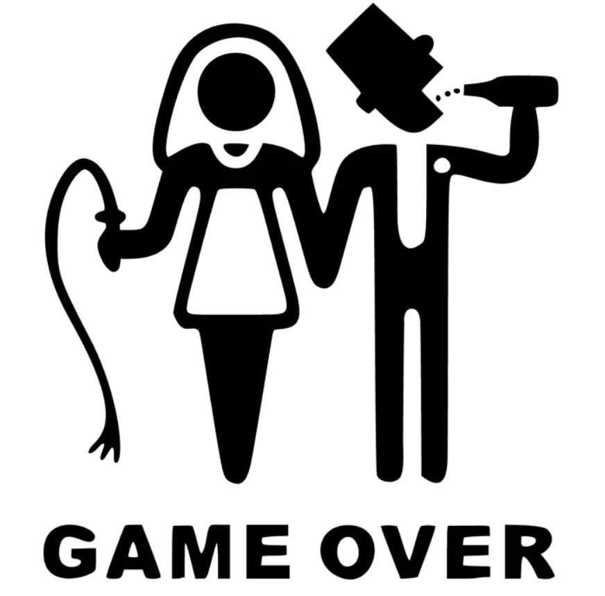 Hochzeit Game Over Design 13