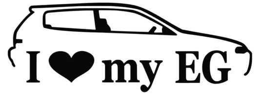 I Love My EG Hatchback Honda Civic