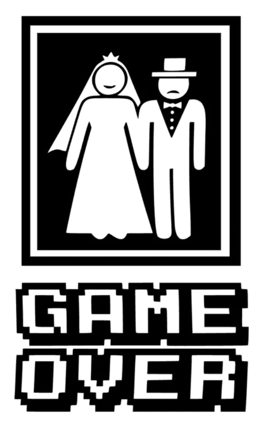 Hochzeit Game Over Design 3