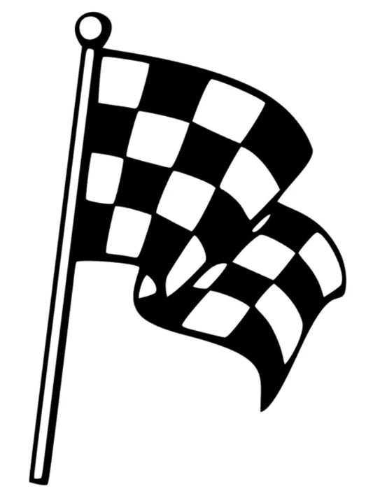 Rennflagge Design 5