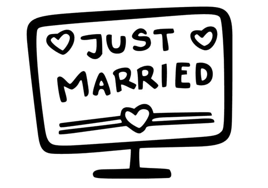Just Married Schild