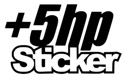 +5hp Sticker
