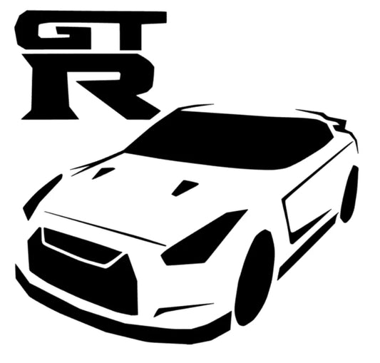 Nissan Skyline GTR + Schriftzug