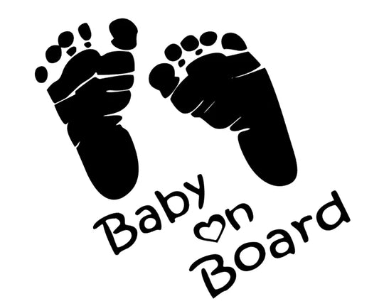 Baby on Board Füße