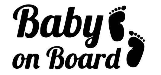 Baby on Board Füße klein