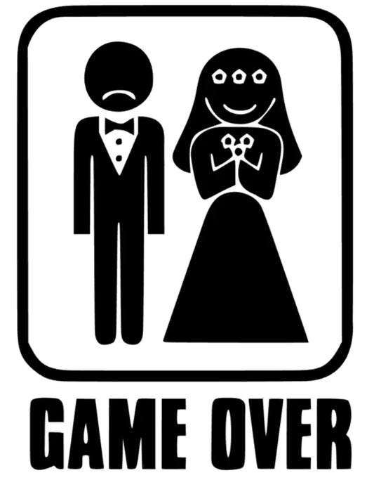 Hochzeit Game Over Design 4