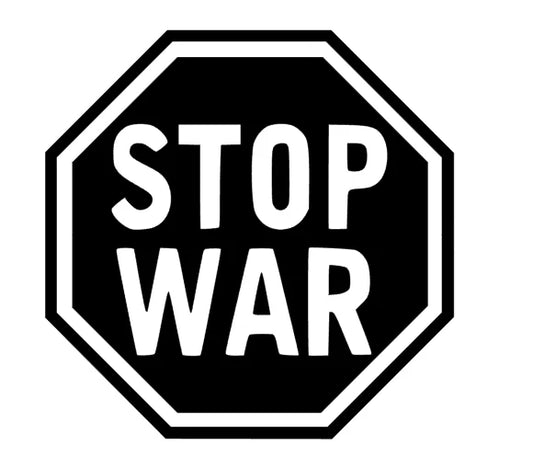 Stop War Schild