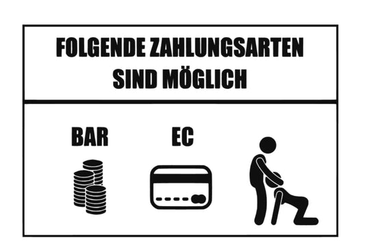 Zahlungsarten