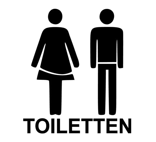 Toiletten Frau & Mann
