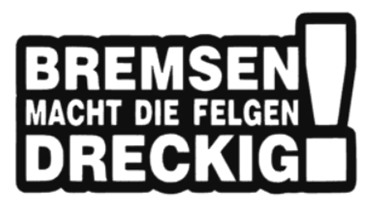 Bremsen macht die Felgen dreckig