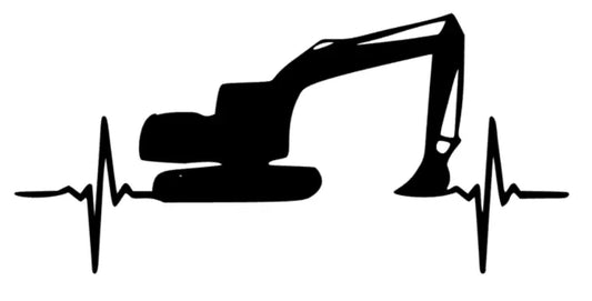 Bagger Herzschlag Design 2